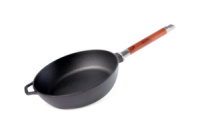 Сковорода чугунная Biol 240мм съемная ручка (0324)