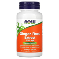 NOW Ginger Root Extract 250mg 90 капсул