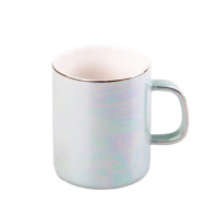 Чашка фарфоровая Glaze 420мл в зеркальной глазури Бирюзовый HPCYM0763T