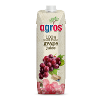 Виноградний 100% сік «AGROS» 1 літр.