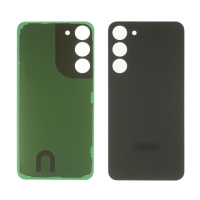 Заднее стекло корпуса для Samsung S916 Galaxy S23 Plus Black (чёрное)