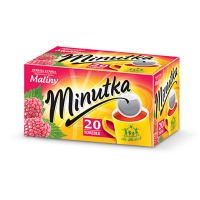 Чай в пакетиках «Minutka» з малиновим ароматом