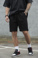 Бавовняні базові трикотажні шорти Without Basic Black