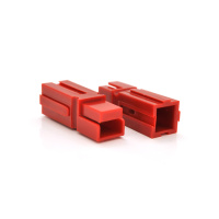 Силовой разъем питания «Anderson» 75А 600V + 1 разъем, однополярный, красный