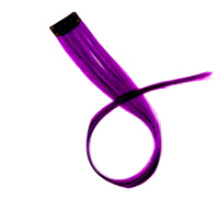 Канекалон однотонный на заколке 5292 баклажановый