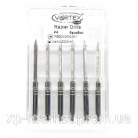 RSP, стоматологические сверла для внутриканальных штифтов, Vortex №4 (1.5мм)