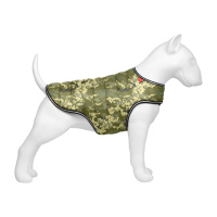 Куртка-накидка для собак WAUDOG Clothes, малюнок «Мілітарі», XXS, А 23 см, B 29-36 см, С 14-20 см