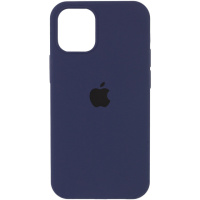 Чохол для iPhone 13 Silicone Case Full Protective (AA) (Темний Синій / Midnight Blue) - купити в SmartEra.ua