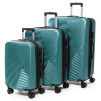 PODIUM Дорожная Чемодан 31 ABS-пластик FASHION 804 emerald