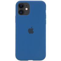 Чохол для Apple iPhone 11 (6.1«) - Silicone Case Full Protective (AA) (Синій / Navy Blue) - купити в SmartEra.ua