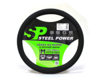 Чехол на руль 2108, 2109, 21099 Ланос, Сенс черный Steel Power