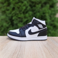 Nike Aіr Jordan 1  білі з чорним