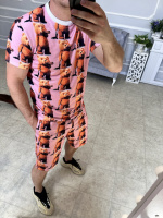 Комплект футболка шорти чоловічий трикотаж літо