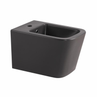Біде підвісне Qtap Tern 520x350x330 мм, Anthracite QT17551303GAN