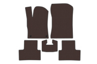 Резиновые Коврики Carsuit (Коричневые) для Peugeot 308 2021- гг