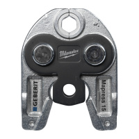 Прес-кліщі змінні для обтиску труб MILWAUKEE, J18-M15 Geberit