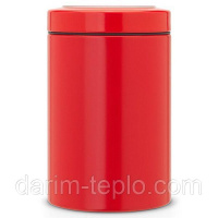 Контейнер с прозрачной крышкой 1,4л Passion Red Brabantia 484049