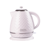 Електрочайник Sokany SK-1032 безшумний 1,7 л, білий
