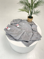 Спортивний костюм Nike сірий чоловічий лого вишивка