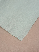 Гофро бумага \ 50*250 см \ цвет голубой