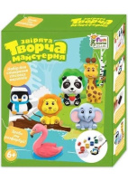 Набір дитячий для рукоділля Творча майстерня Звірята, створення гіпсових магнітів.