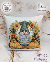 Подушка з наволочкою для вишивання бісером