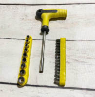 Отвертка Т-образная + 25 насадок / ОТ511