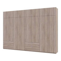 Шкаф для одежды Doros Лукас Дуб сонома 4+4 ДСП 340х50х240 DRS-011711 (42005139)