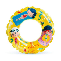 Детский надувной круг «Рыбки» 59242(Yellow) желтый 61 см
