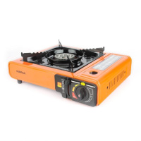 Плита газова з п'єзопідпалом під газові балони бутан та пропан-бутан NURGAS ng-501 + 1 газ