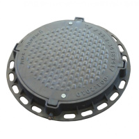 Люк садовый пластмассовый легкий № 2 (черный) 1,5тн