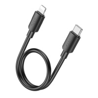 Кабель HOCO X96 Hyper PD charging data cable iP (L=0.25M) Black (6942007609364)