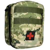 Аптечка военная тактическая Kirasa KI-271 15х20х10 см пиксель