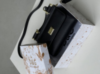 Сумка Dolce&Gabbana Sicily  - Premium чорний 19сm