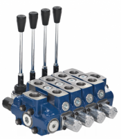 Гидрораспределитель моноблочный четырехсекционный