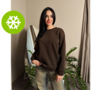 Базовий однотонний світшот «Stand» оптом | Батал