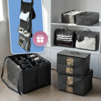 Набор для хранения вещей и обуви до 44 размера ORGANIZE (серый)