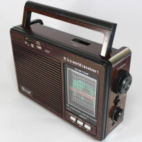 Радіо Golon RX-9977 (корич.без сєтки)