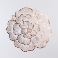 Салфетка круглая для декора и сервировки стола Ø38 (см) Золотистый HP-35-13GOLD