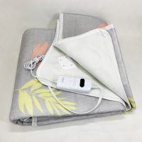 Электропростынь электрическая простынь с подогревом Electric Blanket 180х150см серый