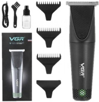 Машинка для стрижки VGR V-925, Профессиональная беспроводная машинка для стрижки волос, усов, бороды, триммер