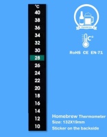 Термометр - смугою на клейкій основі 10 - 40 °С.