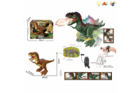 Динозавр на радіокеруванні LH-D005-3 з паром, акумулятор, управління жестами, 38 см