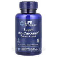 Куркумін, 400 мг, Super Bio Curcumin, Turmeric Extract, Life Extension, 60 вегетаріанських капсул