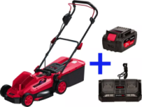 Потужна акумуляторна газонокосарка Haisser HS LM2133B-Z : з АКБ 21V 4.0 Ah + ЗП, 33 см ширина захоплення (118275)