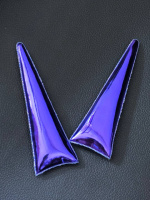 Патчи «Рог единорога» Цвет - синий. Размер - 10,3см×3,3см. Цена указана за 1 шт