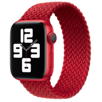 Ремінець для Apple watch 38/40/41 mm (Series SE/7/6/5/4/3/2/1) 135mm Braided Solo Loop (AAA) (Червоний) - купити в SmartEra.ua