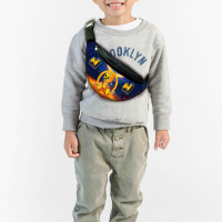 Сумка-бананка дитяча Майнкрафт «Minecraft» 32х15см, бананка для хлопчика через плече (01036)