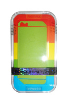 Защитная пленка Remax для iPhone 5/5S/5SE (front + back) Pure Sticker Green