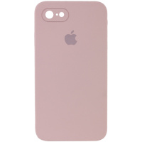 Чохол Silicone Case Square Full Camera Protective (AA) для iPhone SE 2 / 3 (2020 / 2022) / iPhone 8 / iPhone 7, Рожевий / Pink Sand - купити в...